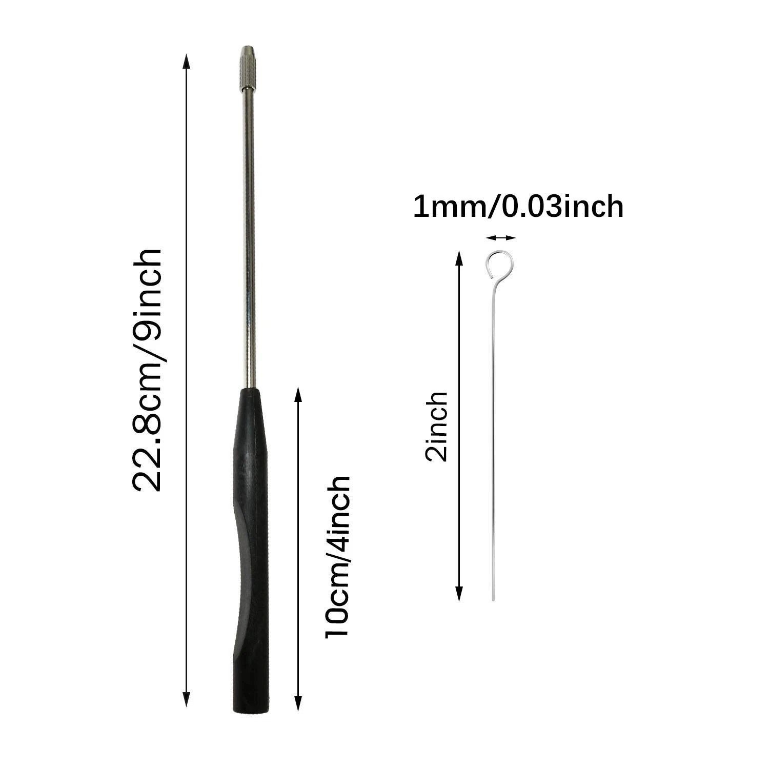 Inoculation Loop and 50 Nichrome Rings for Lab Experimentation