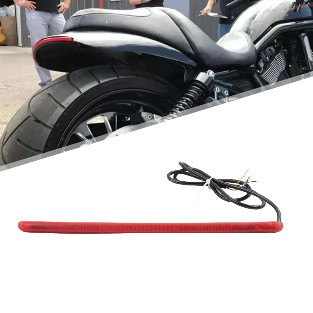 Integrated Rear Mudguard Light Bar Red for Harley VRSC VRSCAW VRSCD (2002–2017)