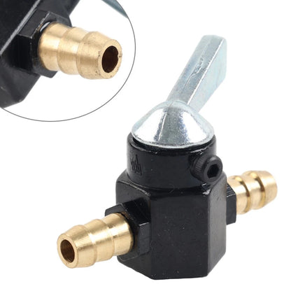 Fuel Tap Petcock for Motorcycle Inline 6mm Black