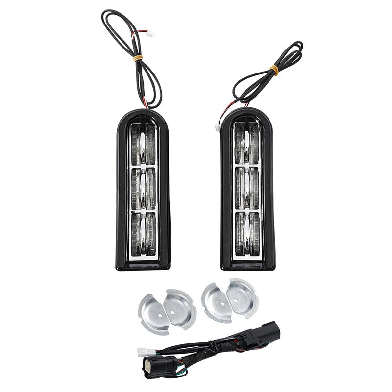 Saddlebag LED Insert Support & Brake Turn Light for Harley Road King (2014–2024)