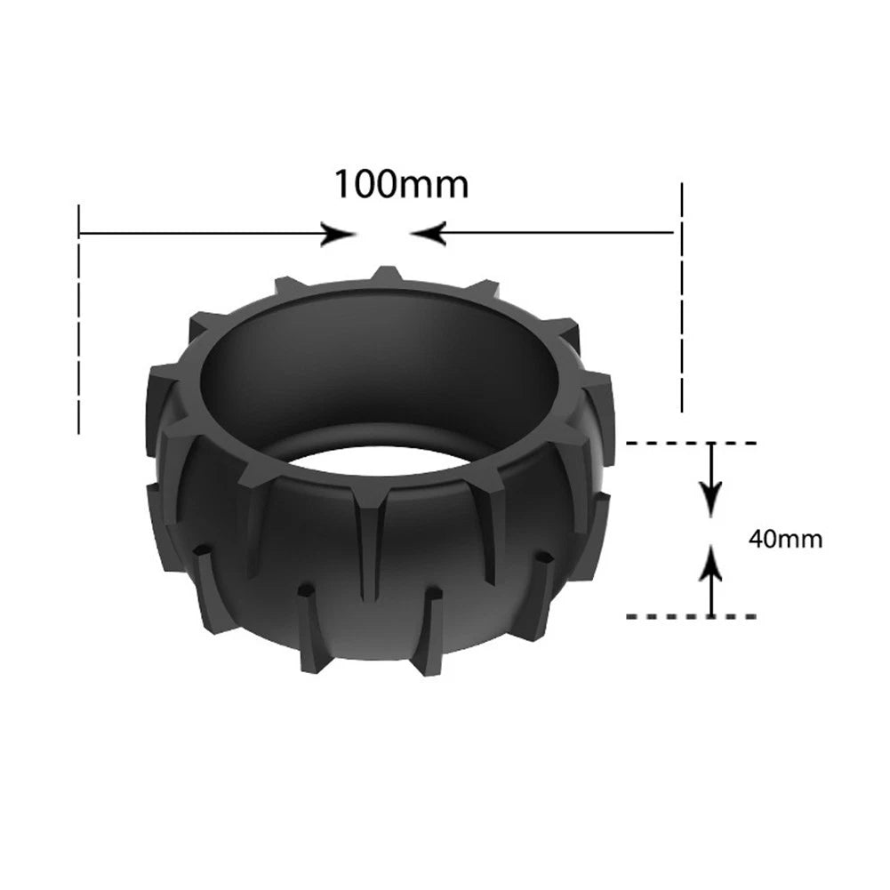 Set of 2 Natural Rubber Wheels for Dreame A1 A2 Robotic Mower Upgrade