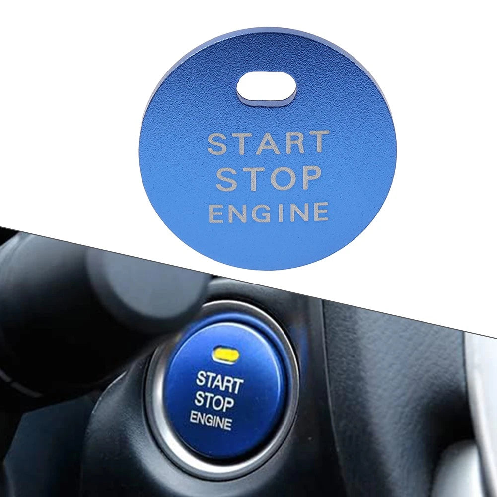 Blue Engine Start Push Button Cover Trim For Mazda 3 Axela 6 Atenza CX-5