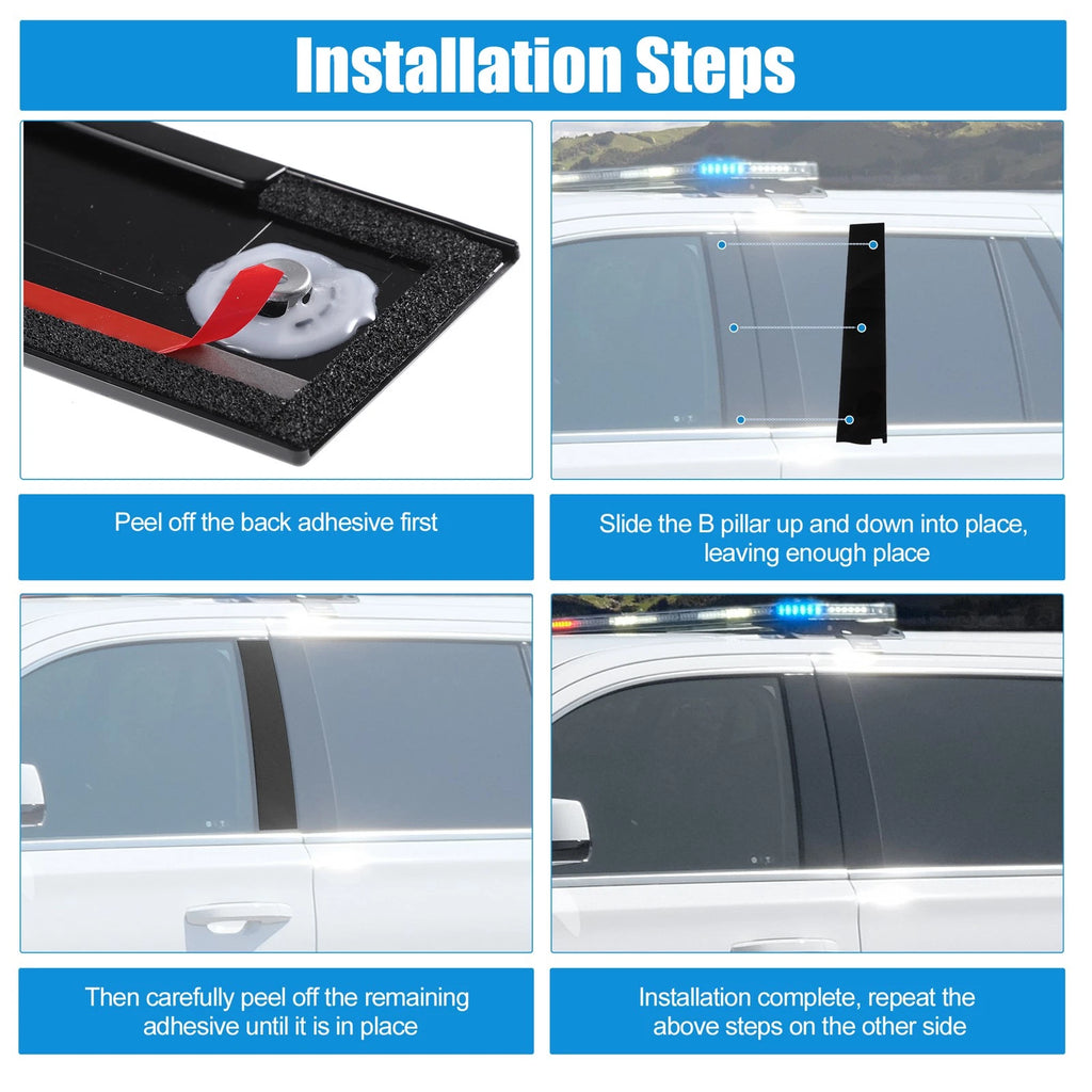 Door B Pillar Trim Panel Left for Cadillac Chevy (84263144)