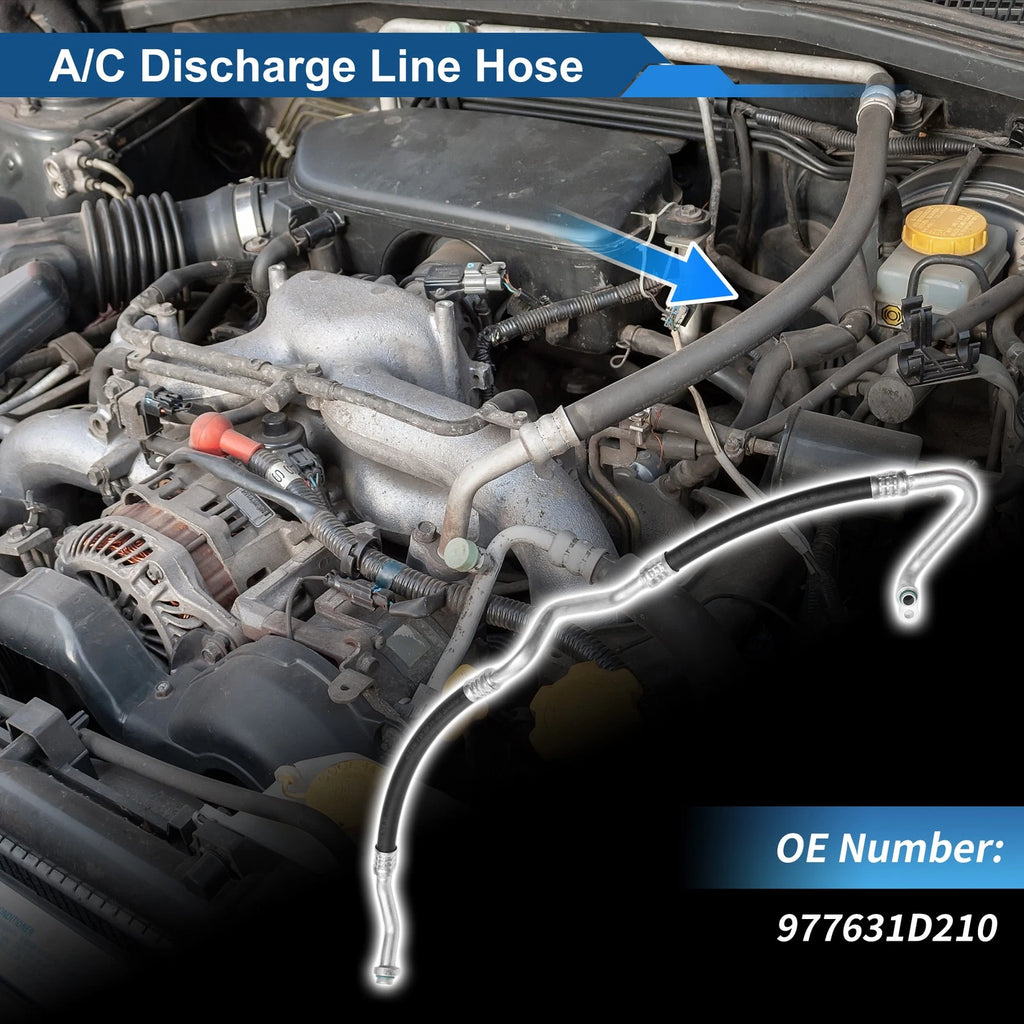 A/C Refrigerant Liquid Hose OEM Replacement for Hyundai Accent (2006–2011)