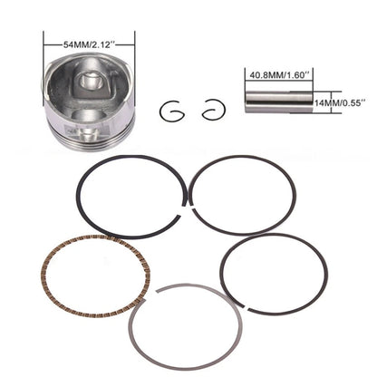 54mm Piston with Rings Kit for 125cc Chinese Scooter Dirt Bikes