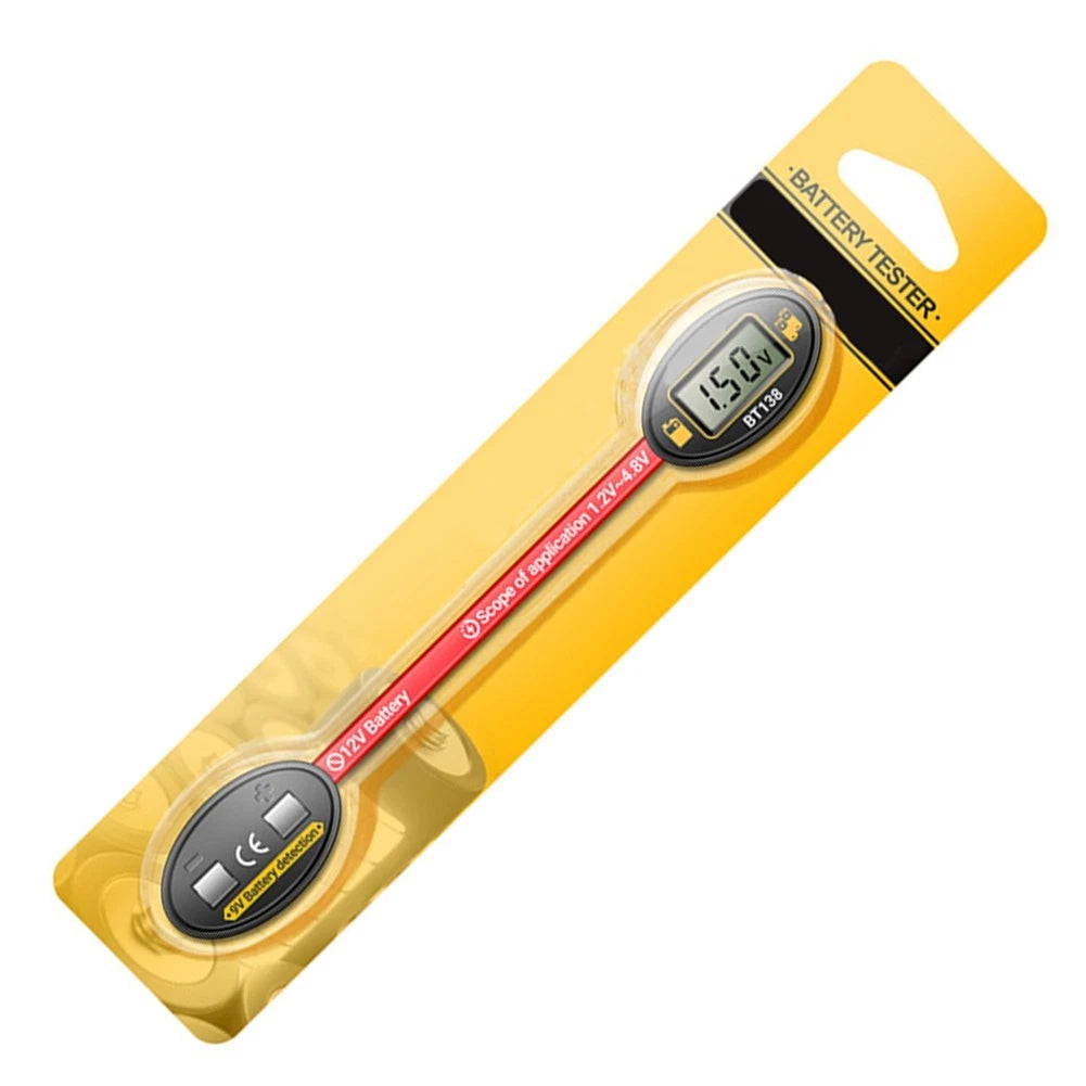 Battery Tester with Magnetic Suction for Accurate Measurement