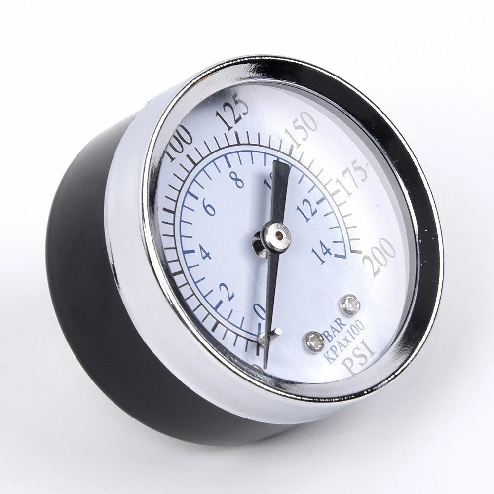 Pressure Gauge 0-14 Bar 1/4" NPT Tester Tool Replacement