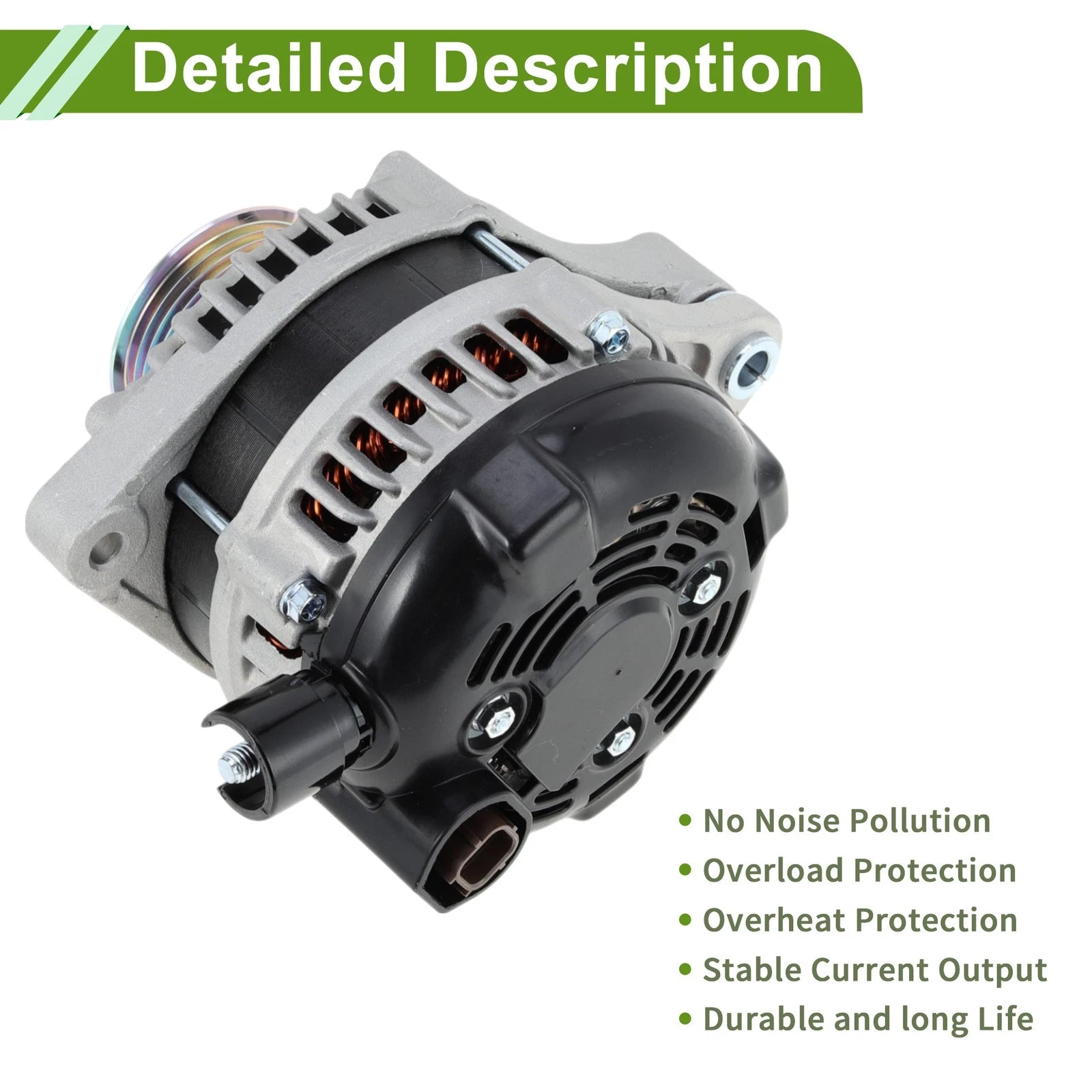 Replacement Alternator for Honda Pilot 2009–2015 130A 12V