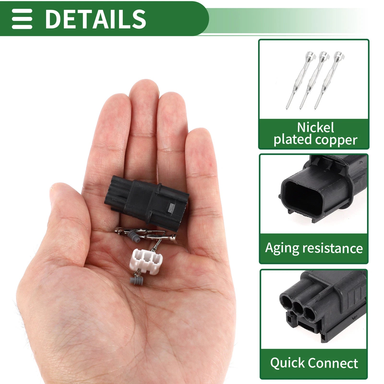 3 Pin Ignition Coil Connector Plug for Acura