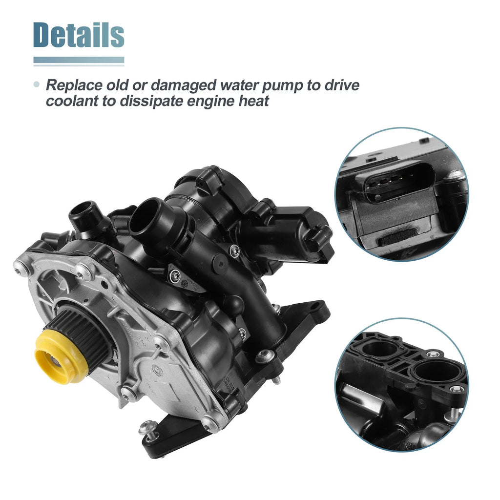 Water Pump Thermostat Housing Assembly for Audi A3 A4 A5 TT (2004–2015)