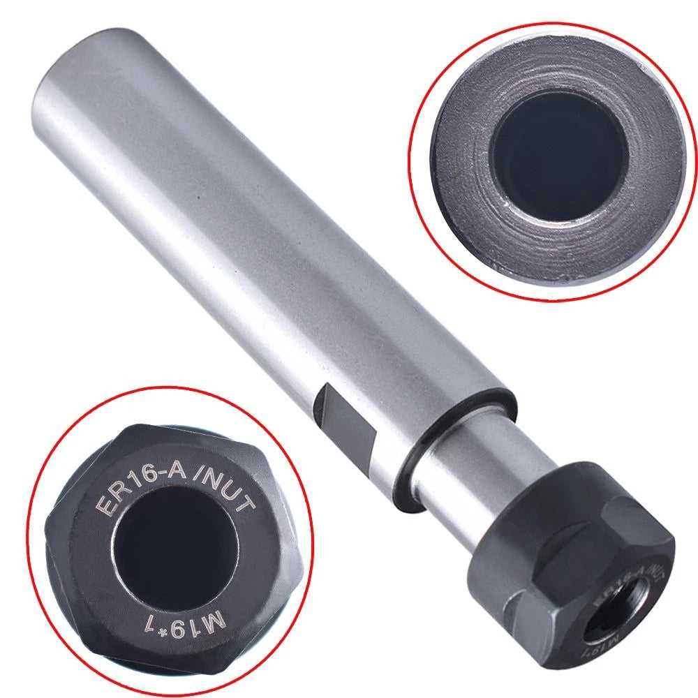 C1 ER16 100L Collet Chuck for CNC Milling Lathe (1" Straight Shank)