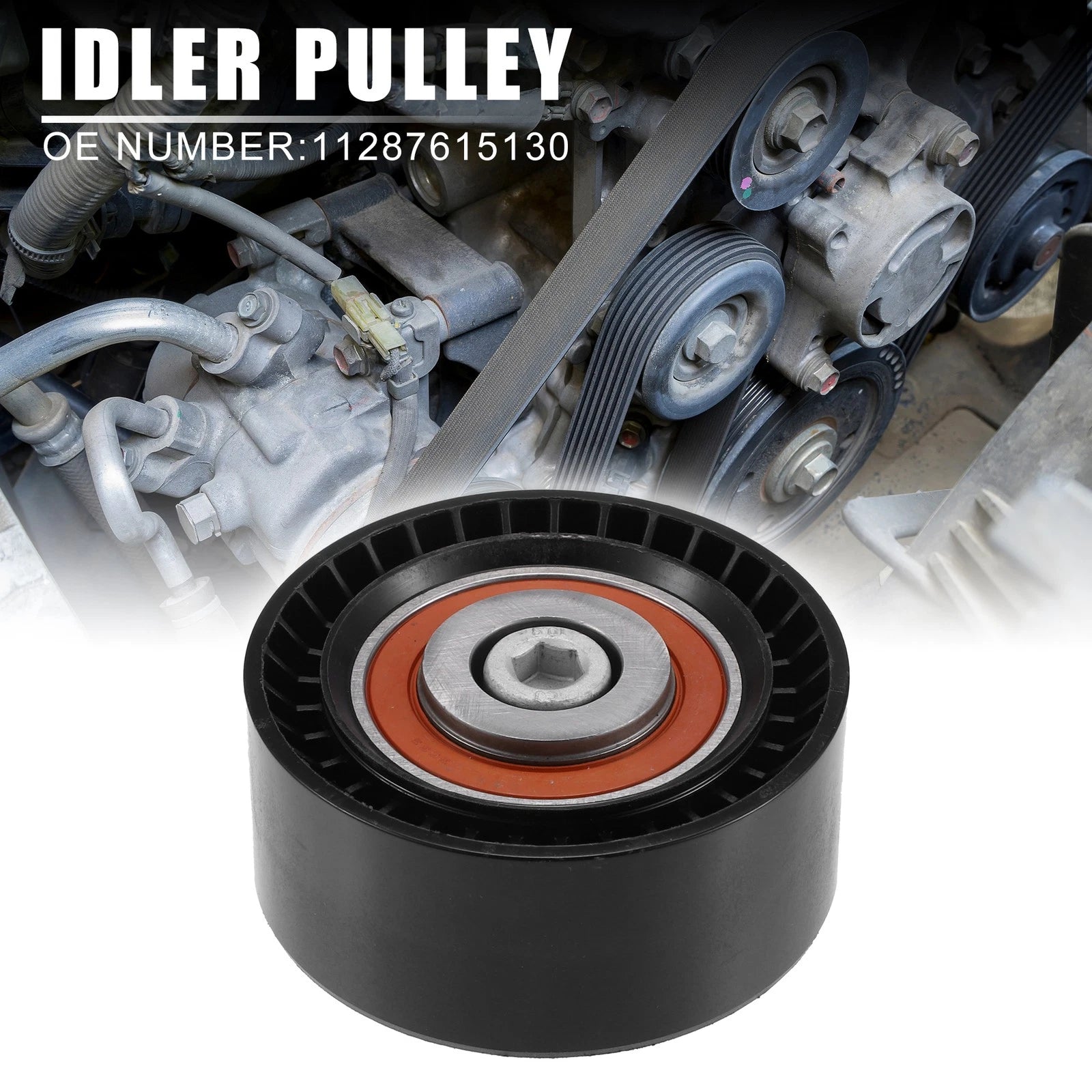 Drive Belt Idler Pulley Replacement for BMW 535i GT (2010–2017)