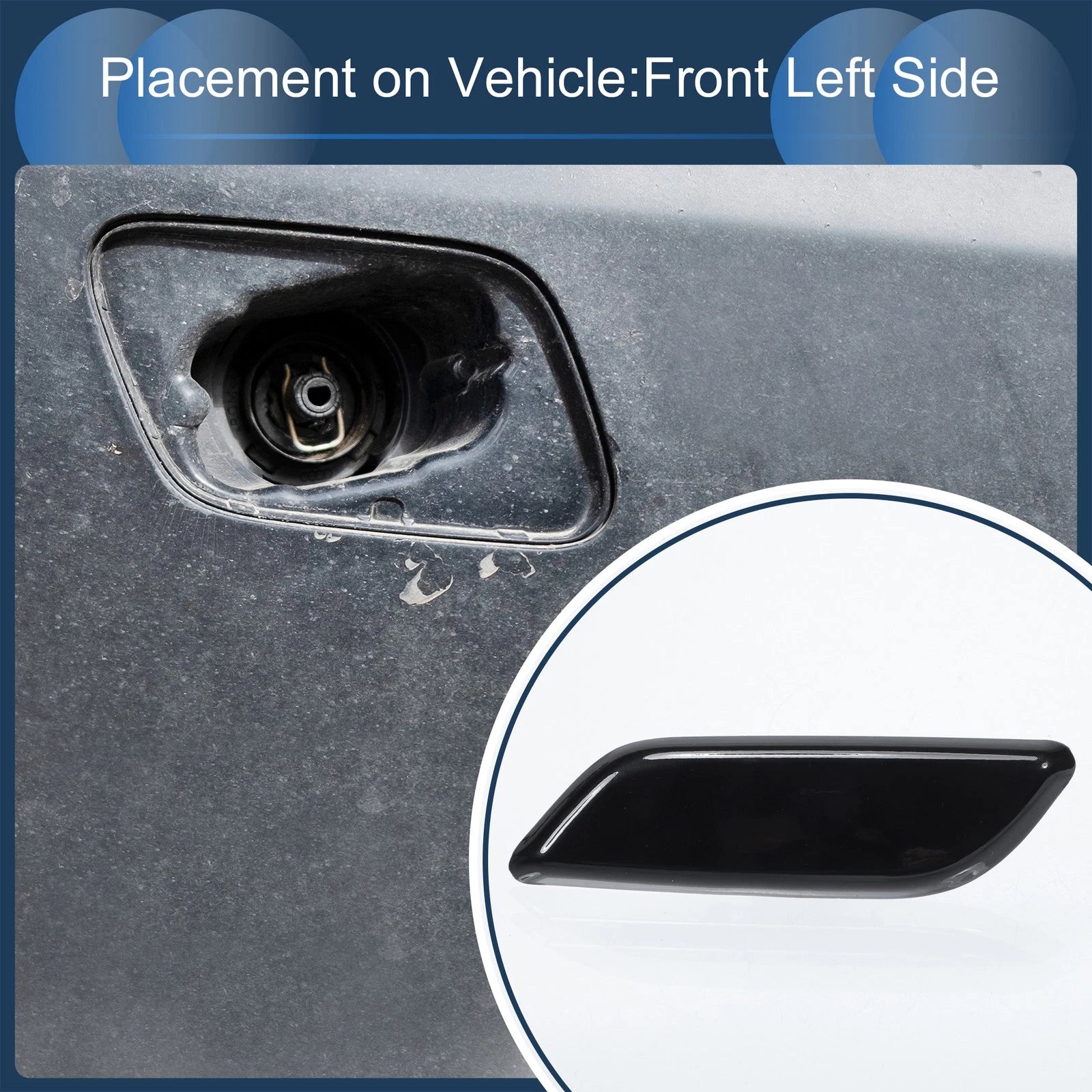 Washer Nozzle Cover Cap Front Left for Honda Accord 8 (2011–2013)