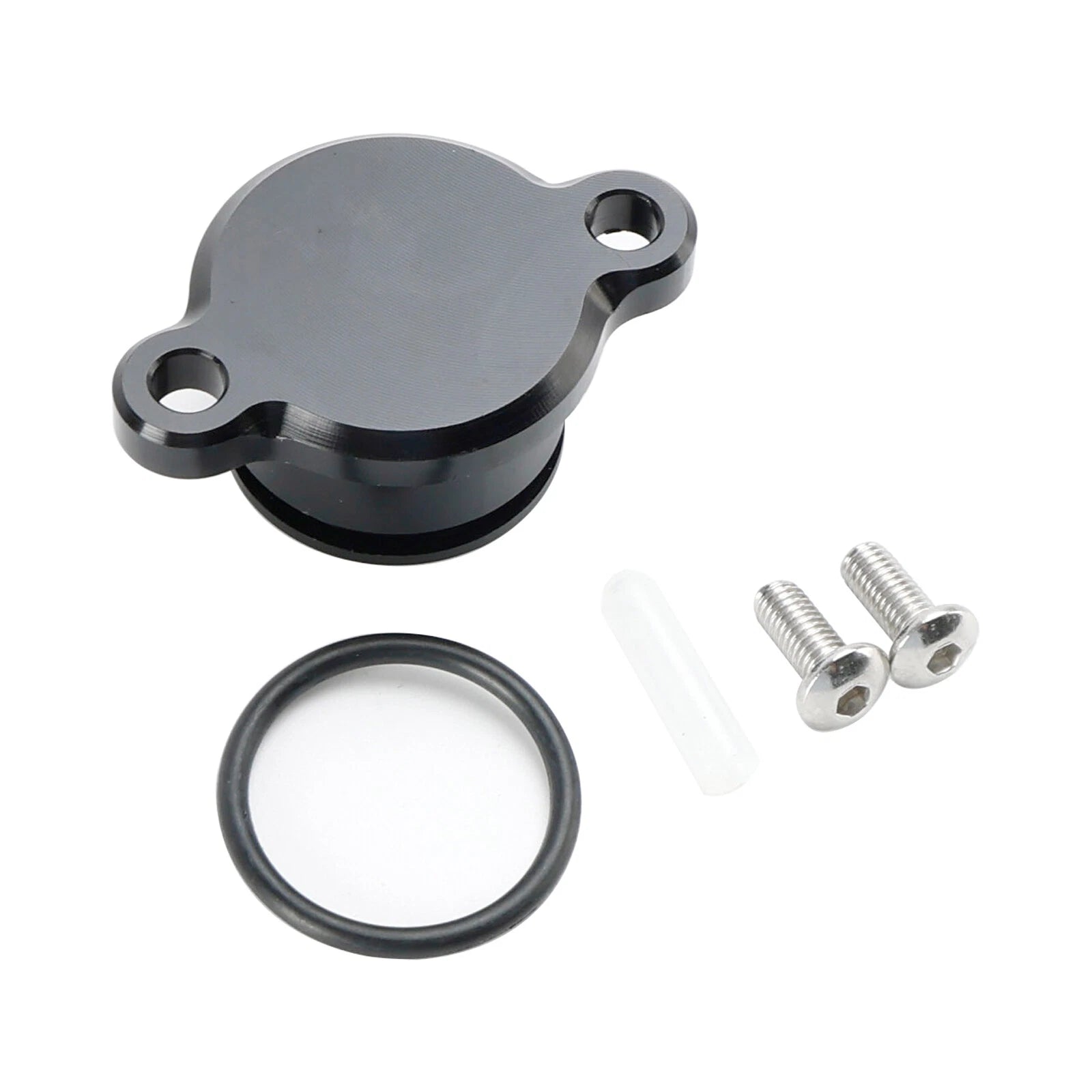 Oil Injection Pump Delete Block Off Plug for Yamaha PW50 PW80 (All) Black T9