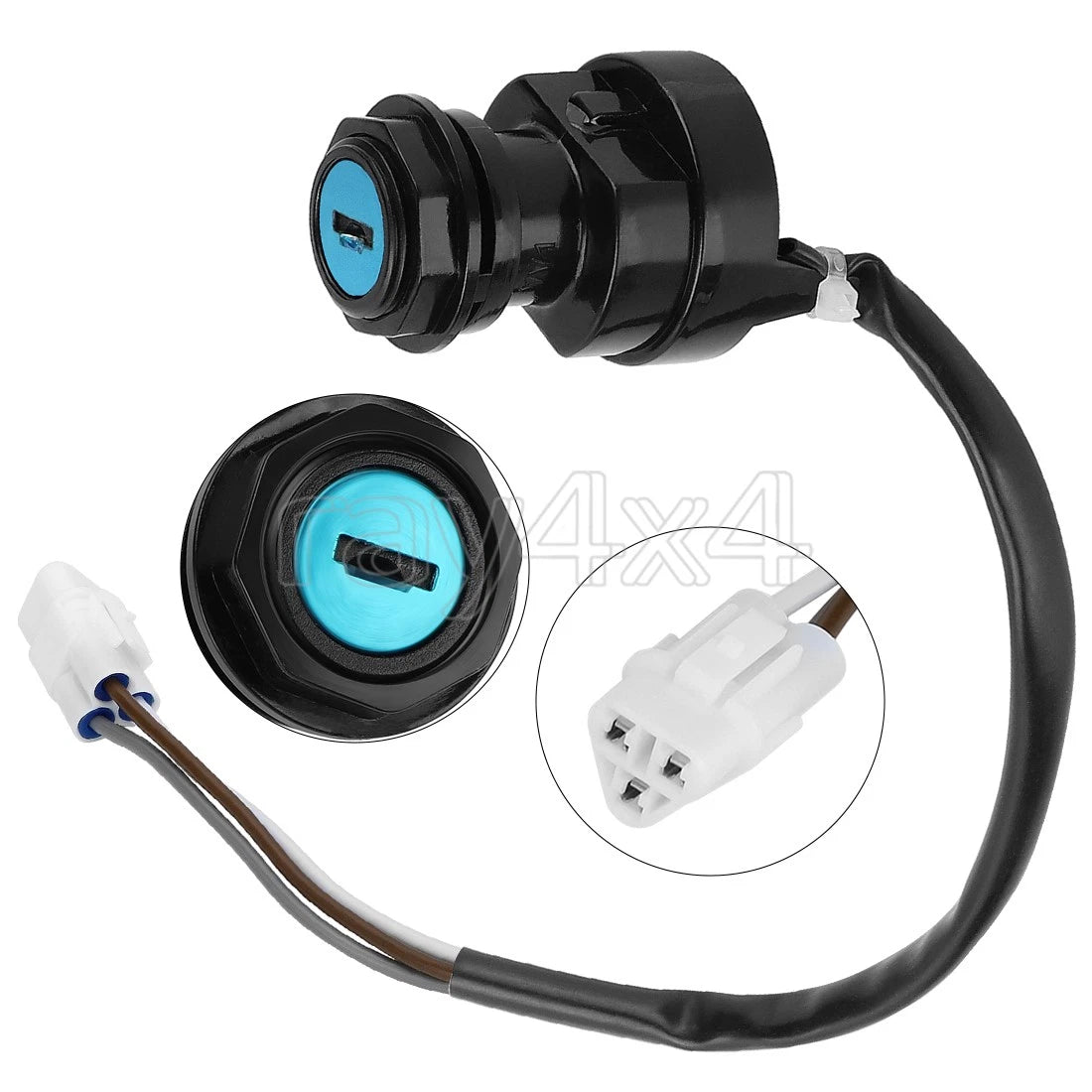 Ignition Key Switch for Kawasaki KVF650 KVF700 KVF750 KFX700 (2000–2008) 27005-1267