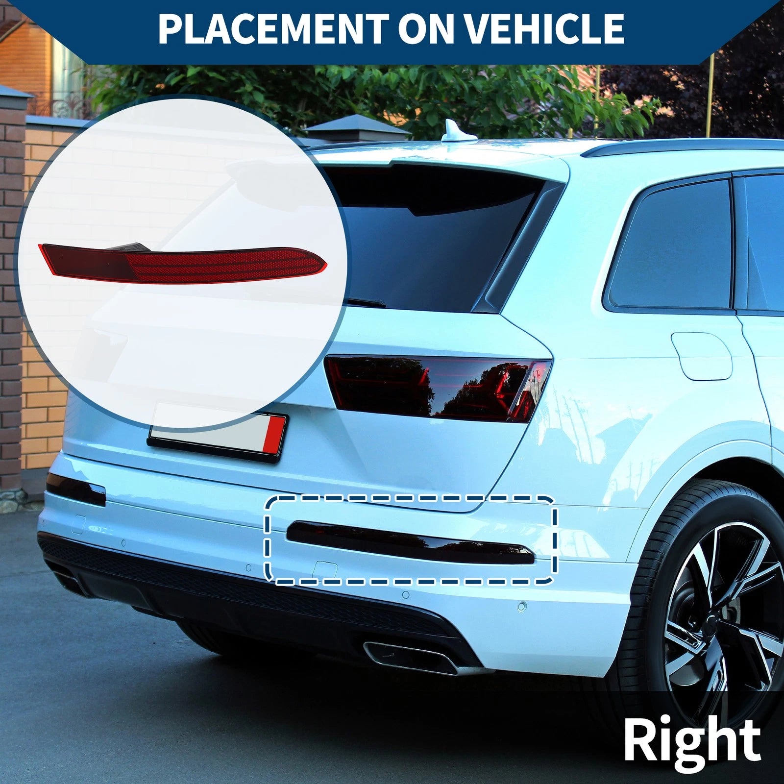 Rear Right Tail Light Shell Replacement for Volkswagen Touareg (2011–2018)