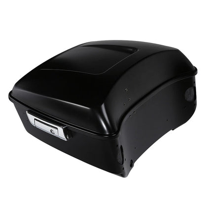 King Trunk for Harley Touring Electra Street Glide (2014–2024) Black Denim