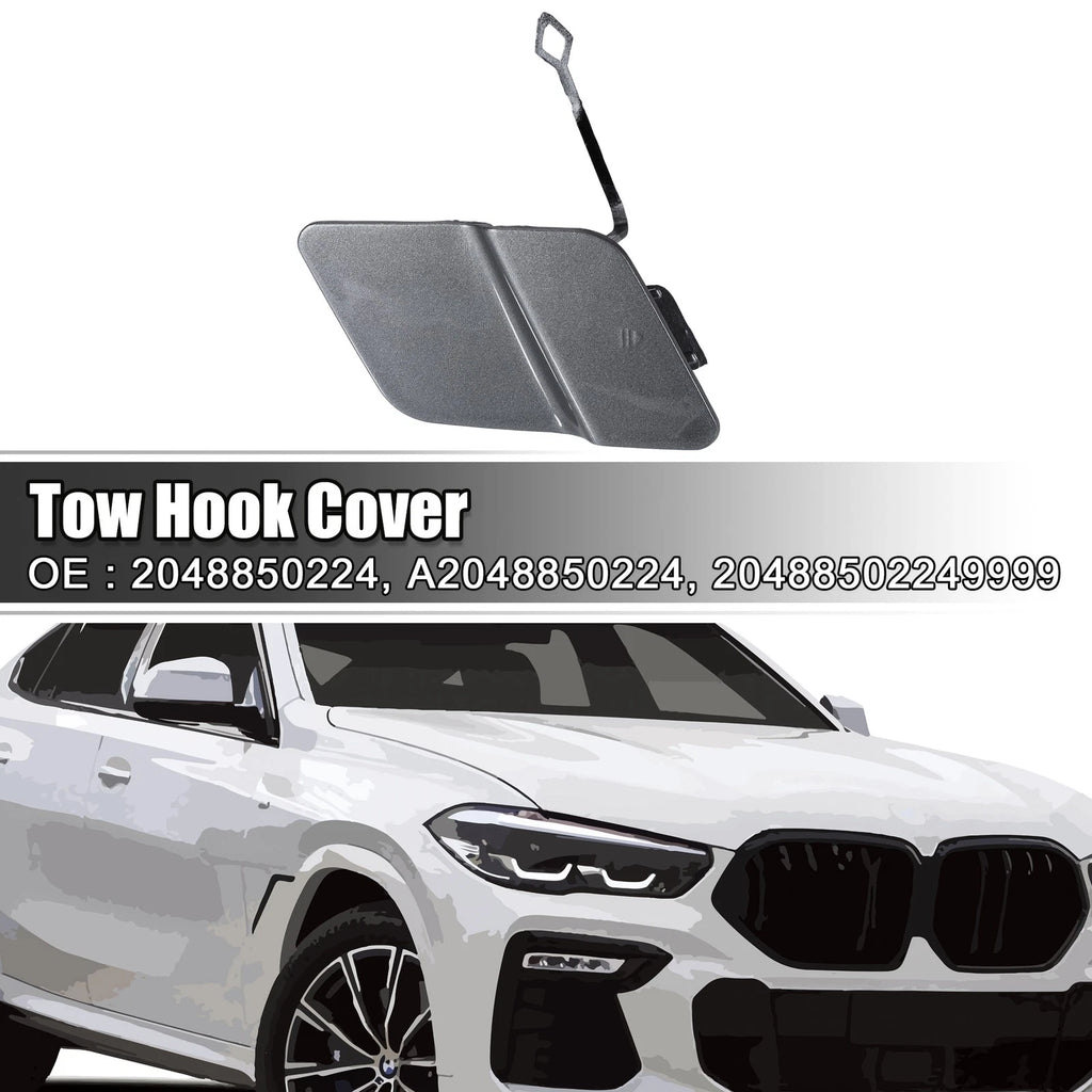 Front Tow Hook Eye Hole Cover Replacement for Mercedes Benz X204 GLK250 (2010–2015)