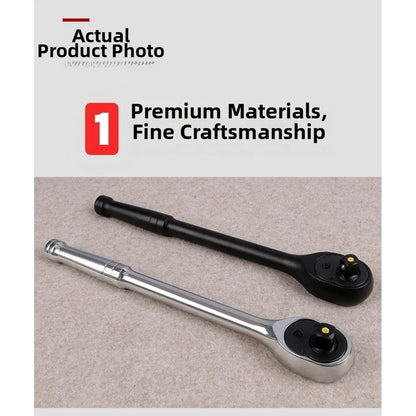 Ratchet Wrench 3/8" Drive 72 Tooth Chrome Vanadium Steel 225mm