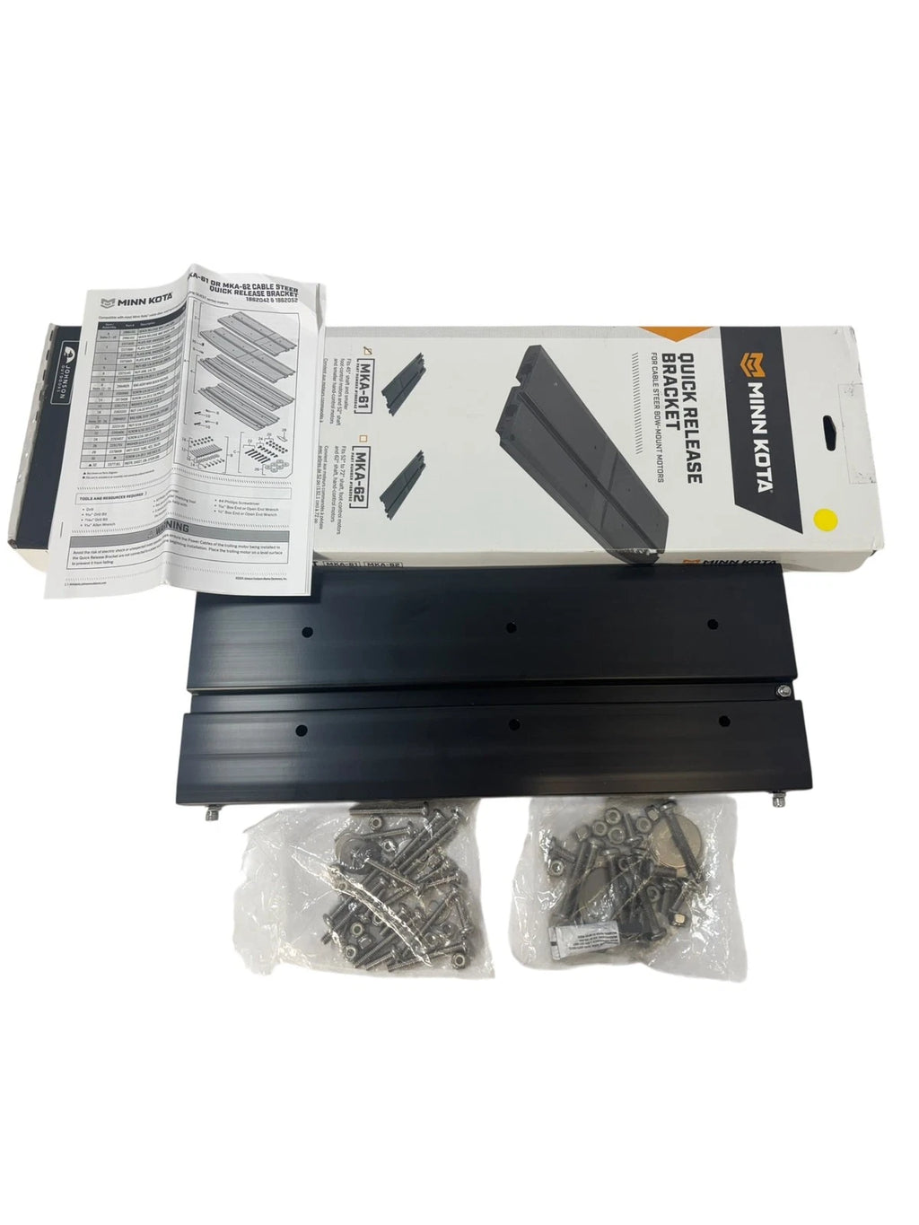 Minn Kota MKA-61 Quick Release Bracket for Cable Steer Bow Mount (OEM)