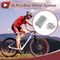 Bicycle Wheel Spokes Set 78mm Steel Galvanized for 13G Wheel (All Years)