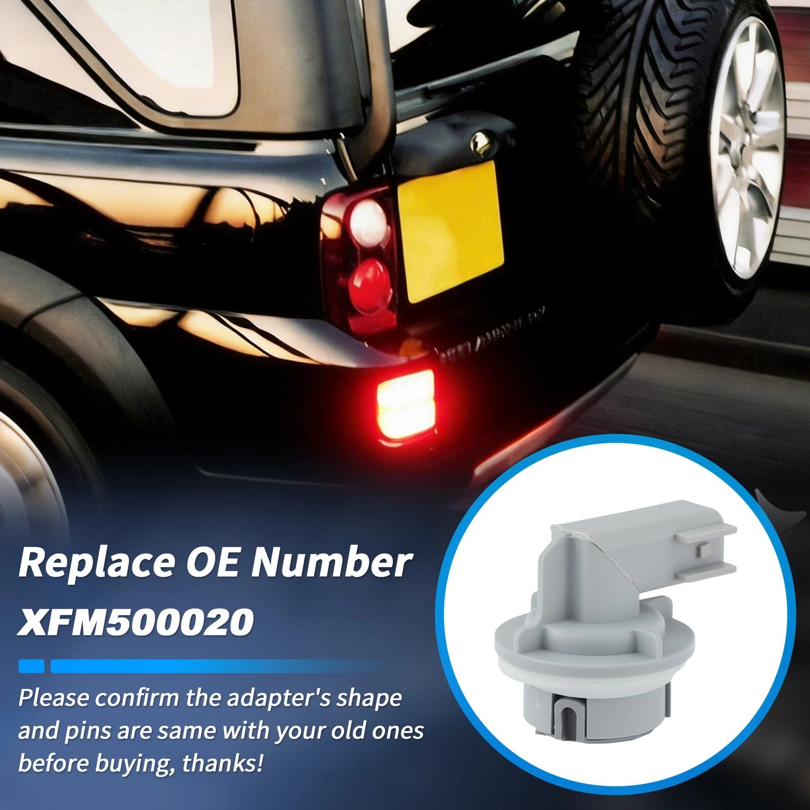 Rear Bumper Indicator Light Bulb Holder for Land Rover Freelander 1 (2004–2006)
