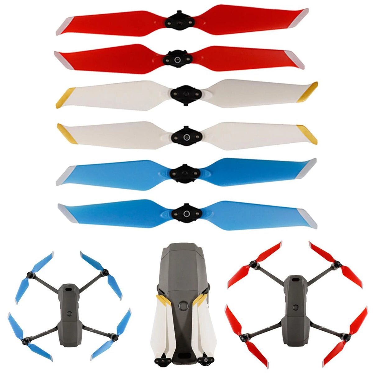 2X 8743F Foldable Propeller Blades for DJI Mavic 2 Pro Zoom (2018–2020)