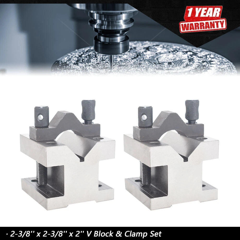 V Block & Clamp Set for Machinist Tool (Multi-use)