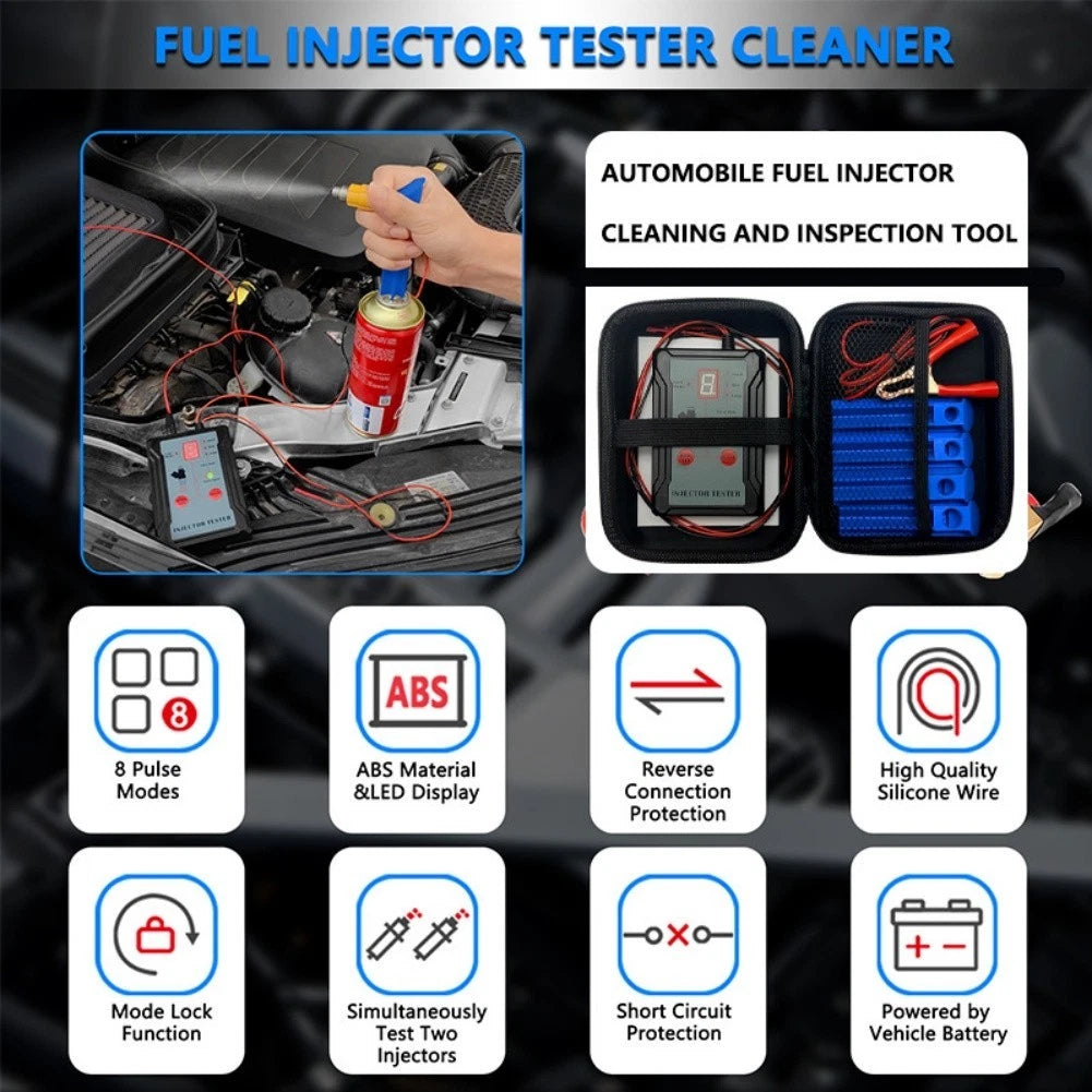 Fuel Injector Tester for Garage Use - Four Signal Output Modes