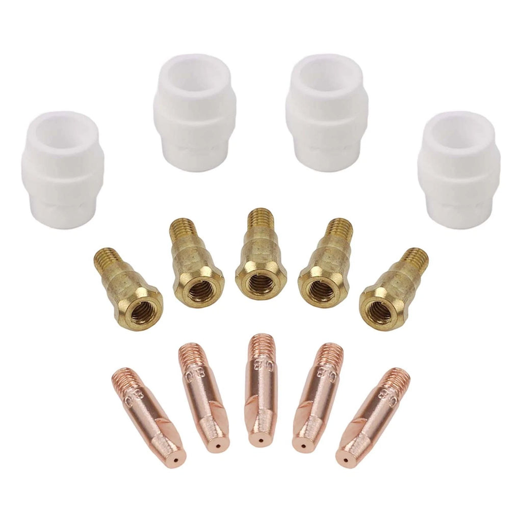 14pcs Contact Tip 0.8mm for Gas Diffuser