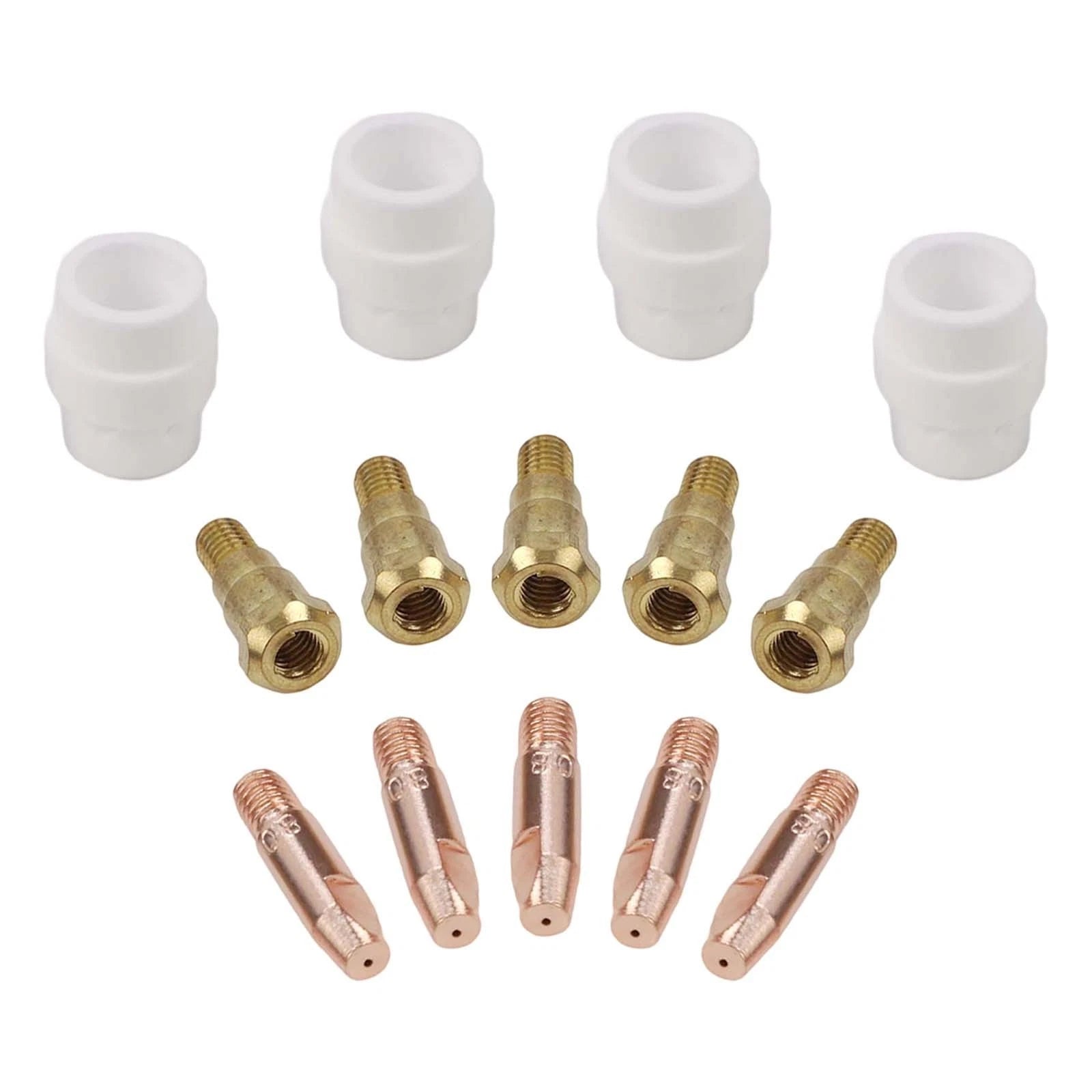 14pcs Contact Tip 0.8mm for Gas Diffuser