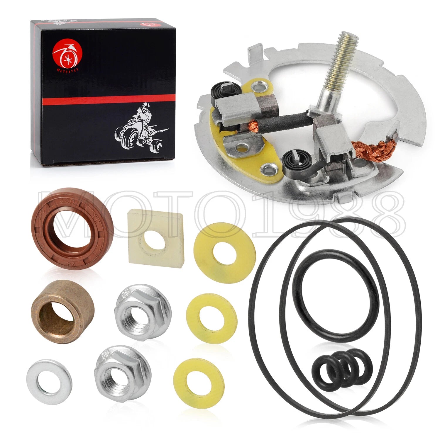 Starter Brush Holder Repair Kit for Honda ATV Recon 250 TRX250 (2000–2007)
