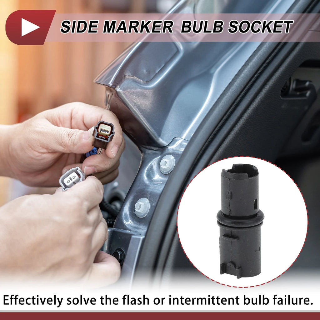 Side Marker Light Socket 2 Pin Replacement for BMW 1 3 Series (1999–2013)