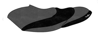 Seat Cover for Yamaha FX SHO (2008–2011) - Blacktip Dark Gray/Black