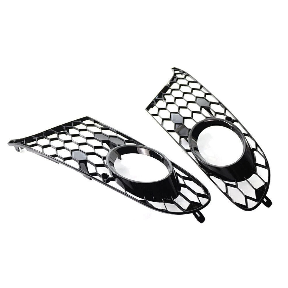 Front Lower Bumper Honeycomb Mesh Fog Light Grille For VW Golf 6 Mk6 Jetta 09-14
