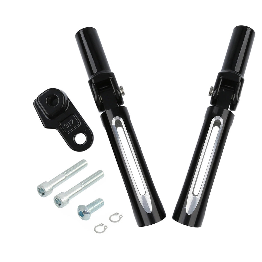 Passenger Footpegs for Harley Softail FLS (2012–2017) & Cross Bones (2008–2011)