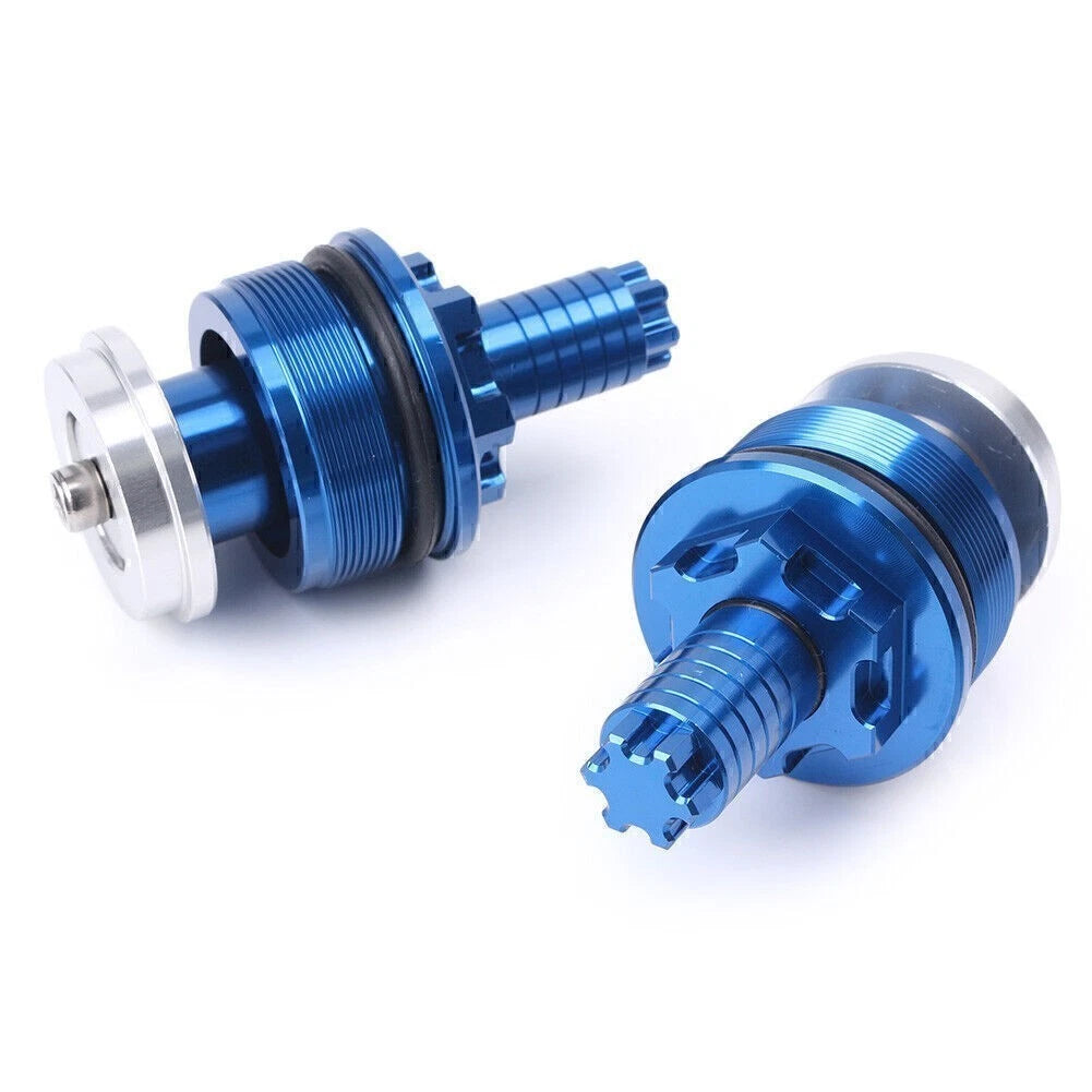 CNC Preload Adjusters Fork Bolts for Yamaha YZF-R25/R3 (2014–2023) - Blue