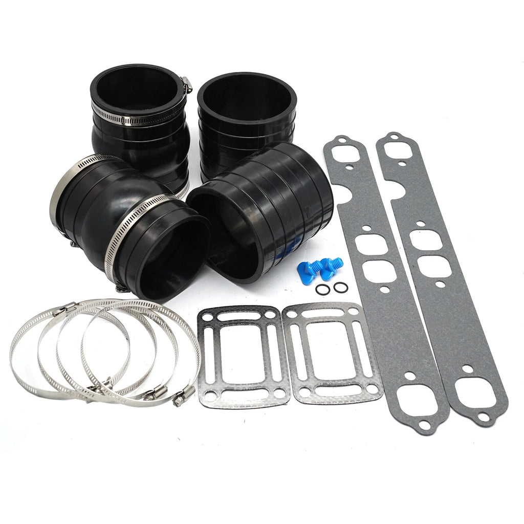 Exhaust Manifold Bellow Repair Kit W/Gasket for OMC 5.0L 5.7L V8 (3852696)