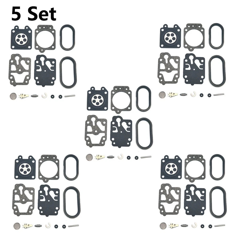 5X Carburetor Gasket Repair Kit for Husqvarna 130BT (K20-WYA)