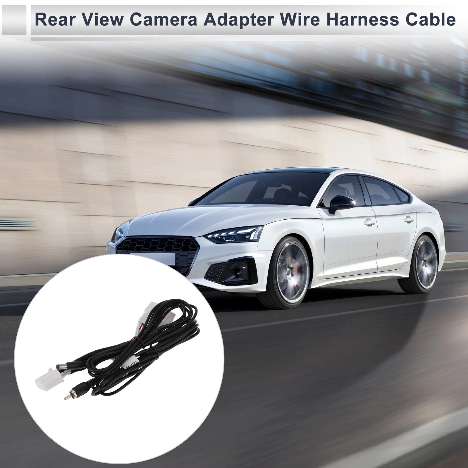 Rear View Camera Adapter Wire Harness Cable for Mazda 3 Sedan (2014–2018)
