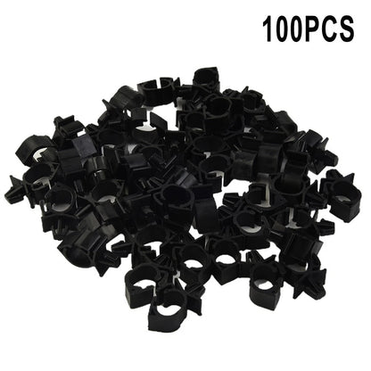 Set of 100 Car Wiring Harness Fasteners, Auto Wire Cable Clips