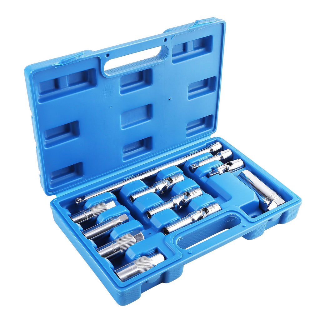 Set of 3 Spark Plug Socket Extensions 8mm 10mm 12mm for