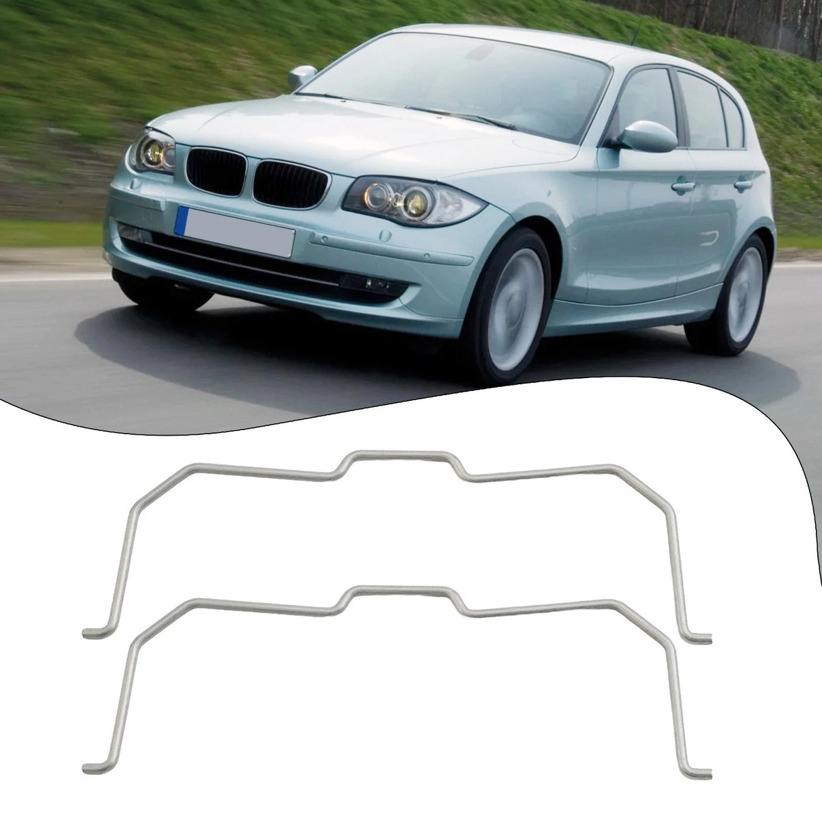 Front Headlight Support Pair for BMW 1 E81 (2004–2011)