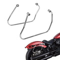 Chrome Saddlebag Support Bracket for Harley Softail Street Bob (2018–2024)