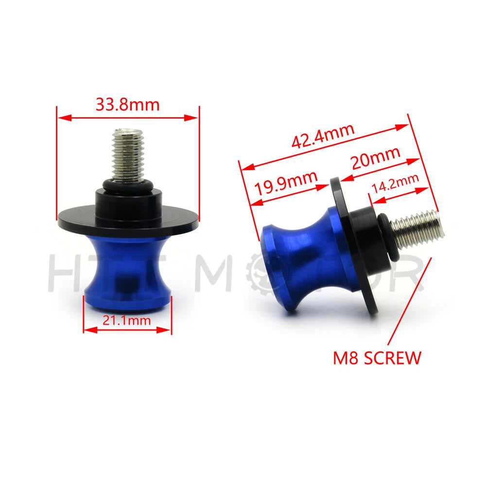 Swingarm Spools for Motorcycle Bicycle (Universal, 8mm)