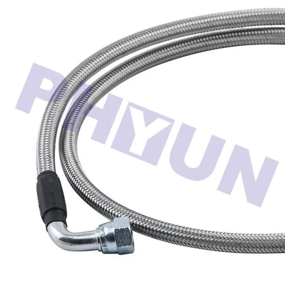 3/8" I.D SS Braided Transmission Cooler Hose for TH350 TH400 700R4 (Fits 52")