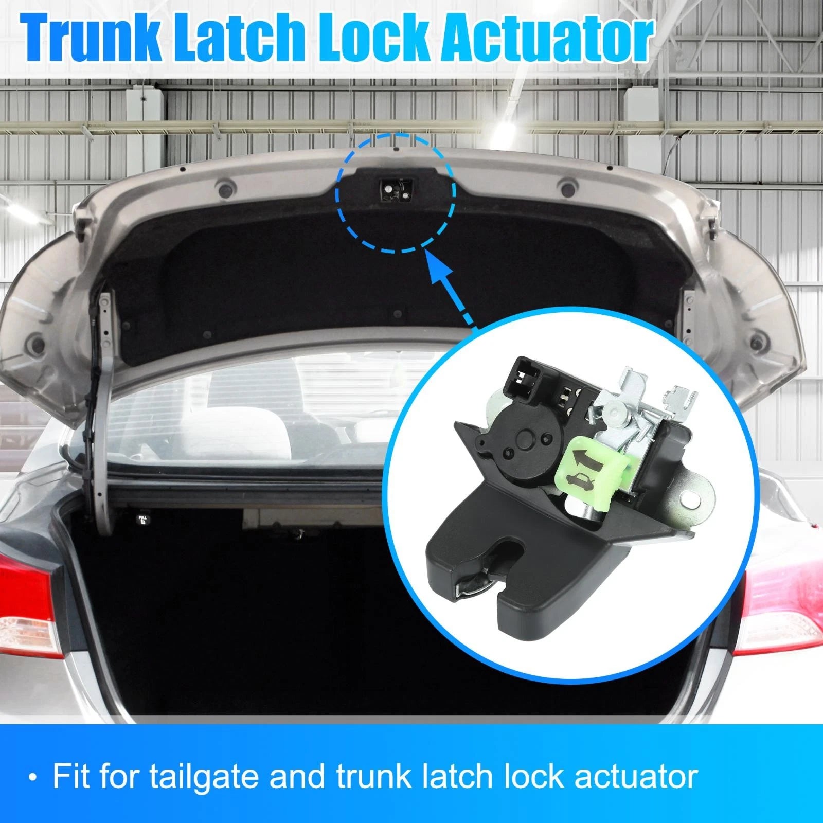 Tailgate Latch Lock Actuator Motor Replacement for Hyundai Elantra (2017-2019)