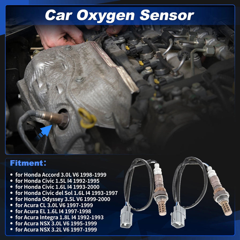 2X Upstream & Downstream Oxygen Sensor for Honda Odyssey (1999–2000)