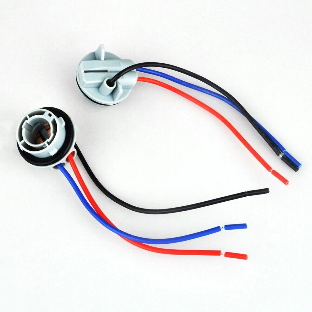 1157 LED Stop Brake Turn Light Bulb Socket Harness for Universal