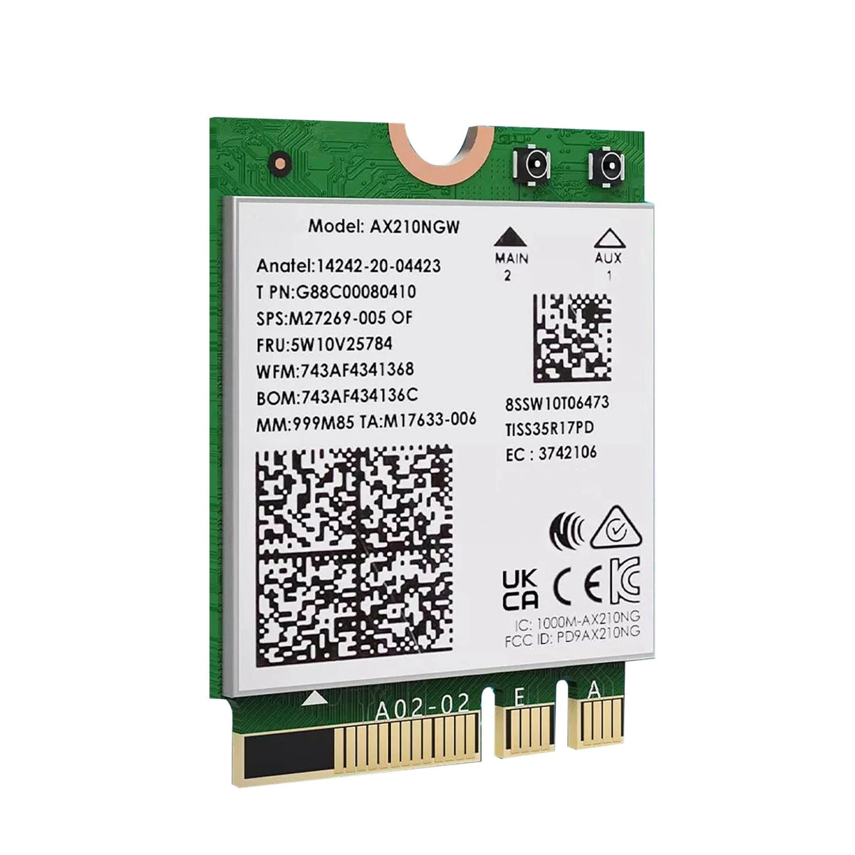 WiFi 6E AX5400 M.2 Module for Compatible Routers (2023)